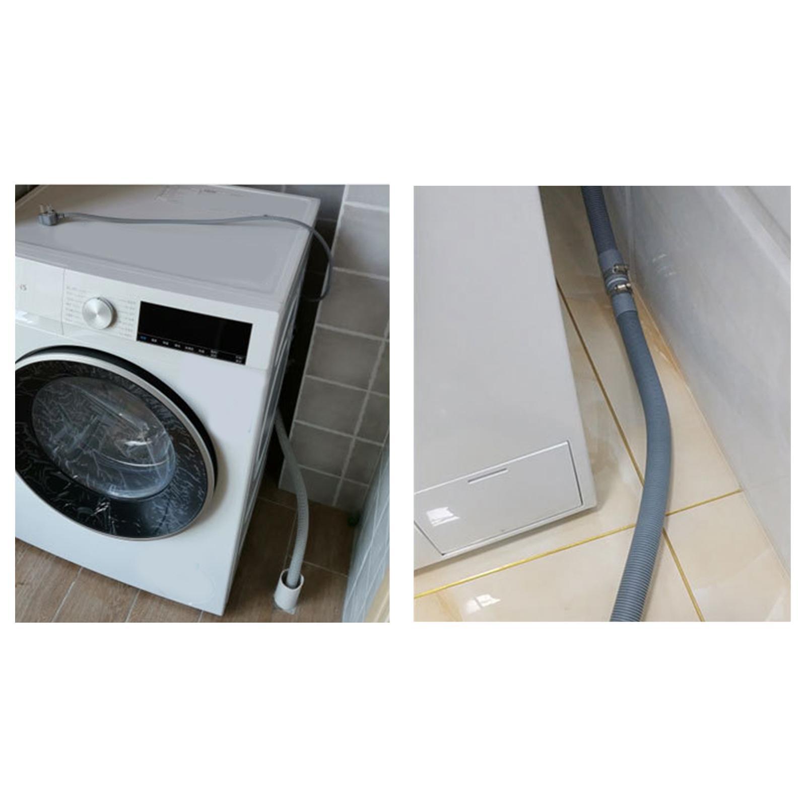 Washing Machine Drain Hose Flexible Universal Fit Replacement Accessory 1m