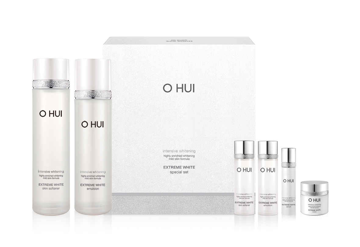 Bộ dưỡng trắng sáng da OHUI Extreme White Set 2pcs