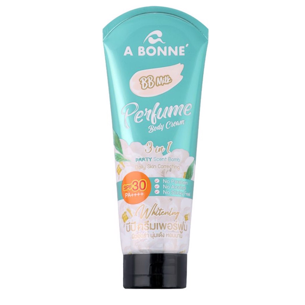 Kem Dưỡng Thể Dưỡng Ẩm, Giúp Da Trắng Sáng, Chống Nắng, Hương Nước Hoa A Bonne Perfume Body Cream SPF30 PA