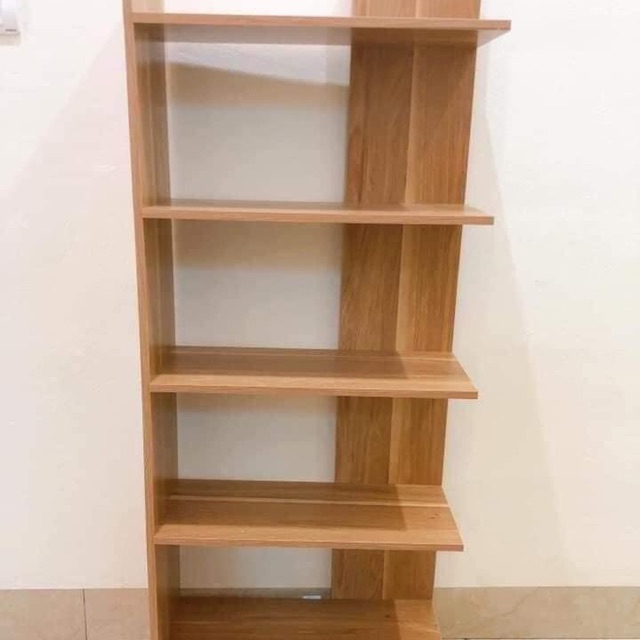 Kệ Sách Gỗ 5 Tầng - Kệ gỗ góc tường
