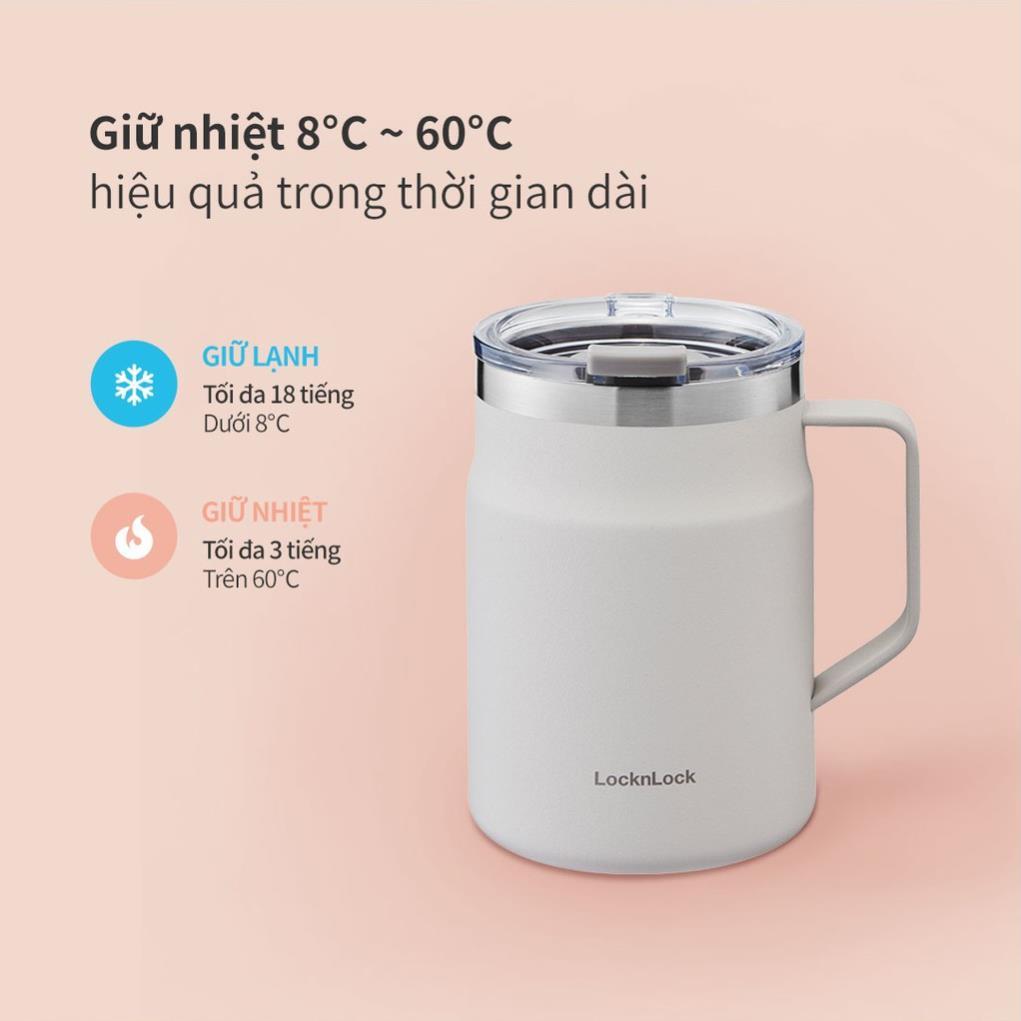 Cốc giữ nhiệt Lock&amp;Lock Metro Mug 475ml LHC4219 (3 màu)