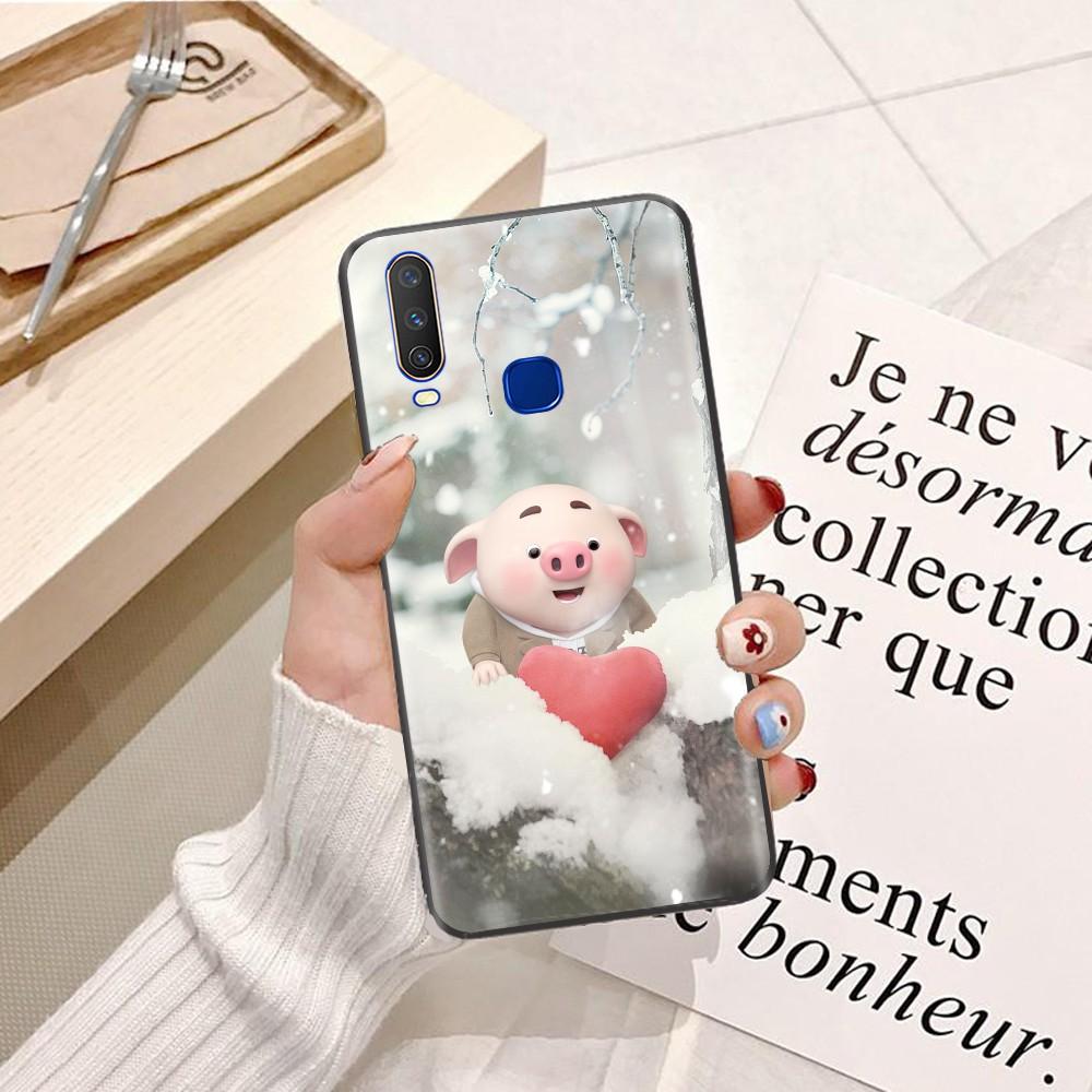 Ốp lưng dành cho ViVo V11 Viền dẻo TPU hình Heo Con Dễ Thương