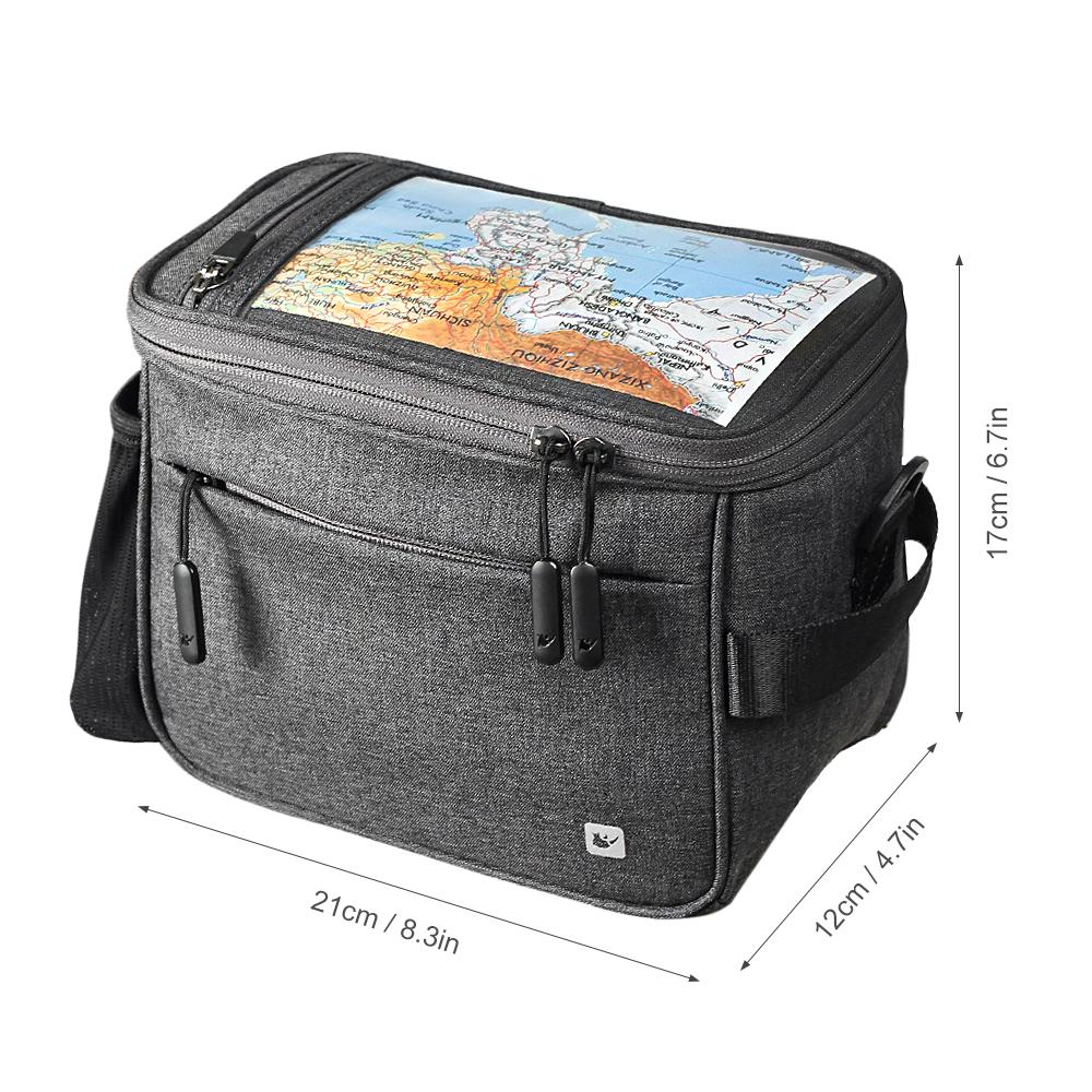 Túi trước xe đap, túi cầm tay Túi đeo vai 4,5L chống nước