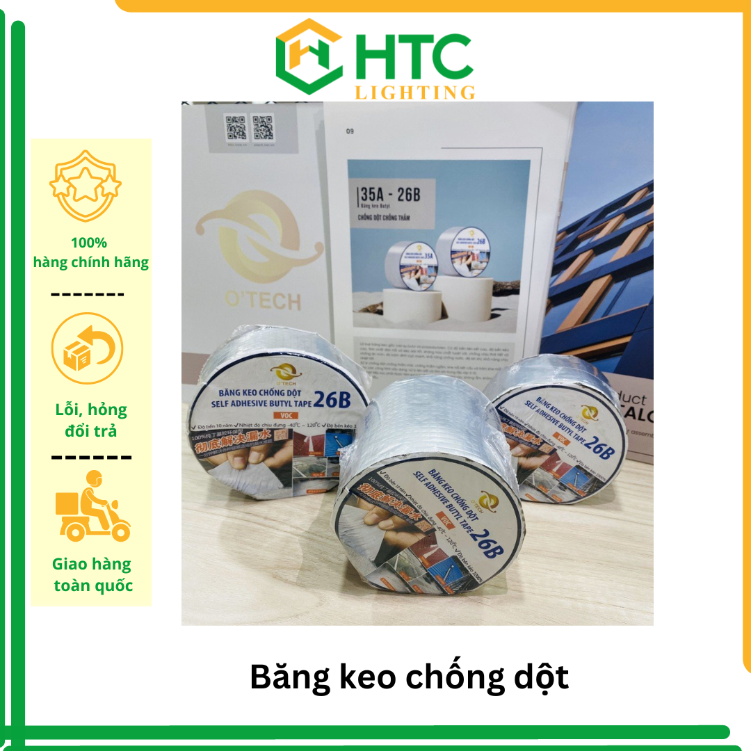 Băng Dính Chống Thấm Đa Năng, Chống Dột Dán Được Trên Mọi Bề Mặt  – Nhiều kích cỡ - rộng 10cm dài 5m