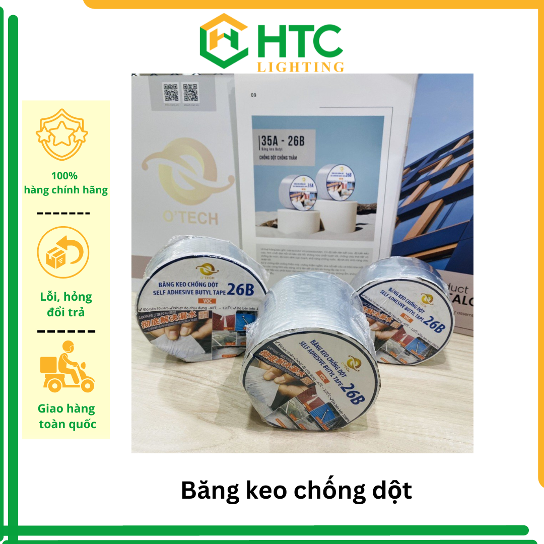 Băng Dính Chống Thấm Đa Năng, Chống Dột Dán Được Trên Mọi Bề Mặt – size 5-10-15 phân