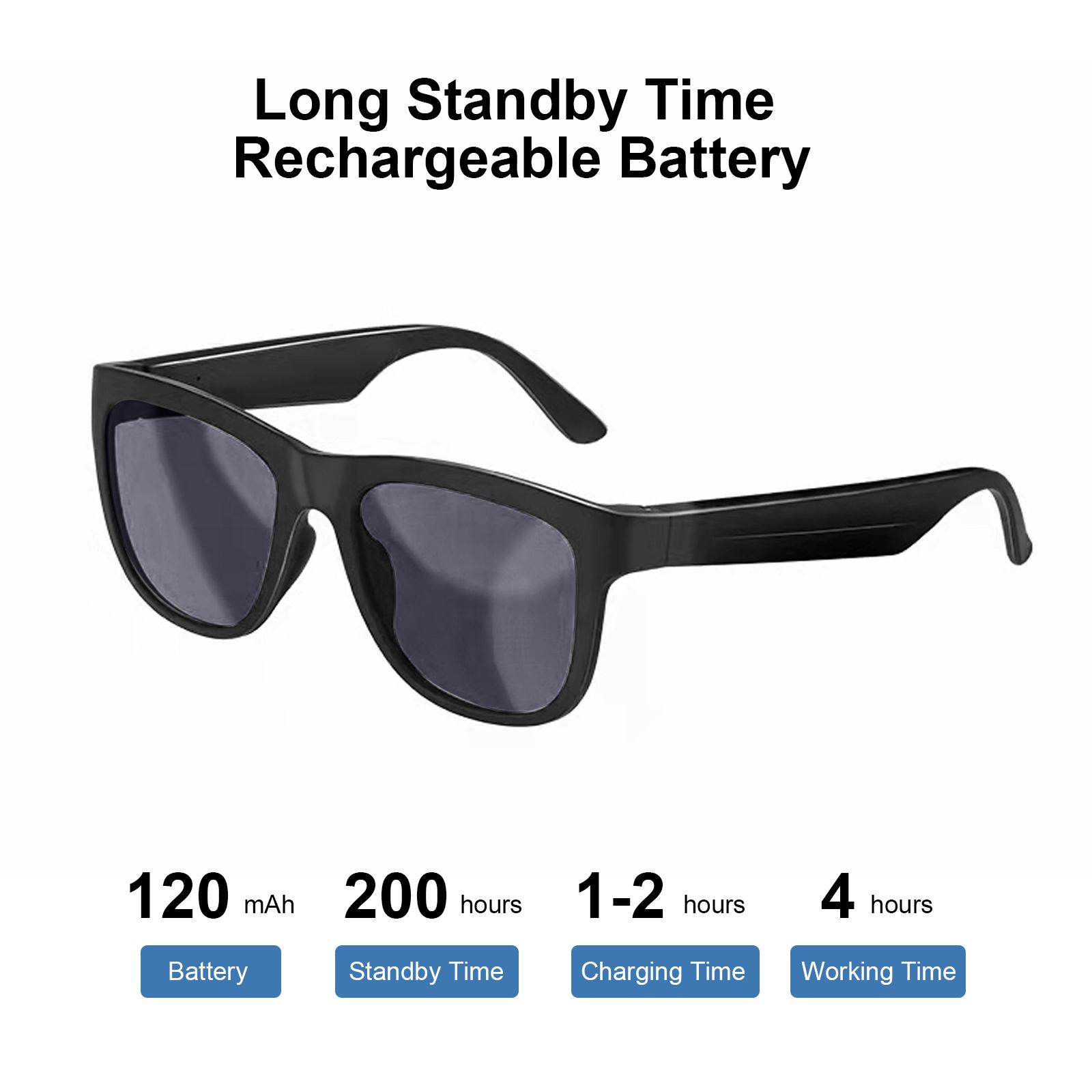 GS01 Smart Sunglasses Wireless BT5.0 Stereo Headset Music Audio Outdoor Cycling Sunglasses Headphones With Mic