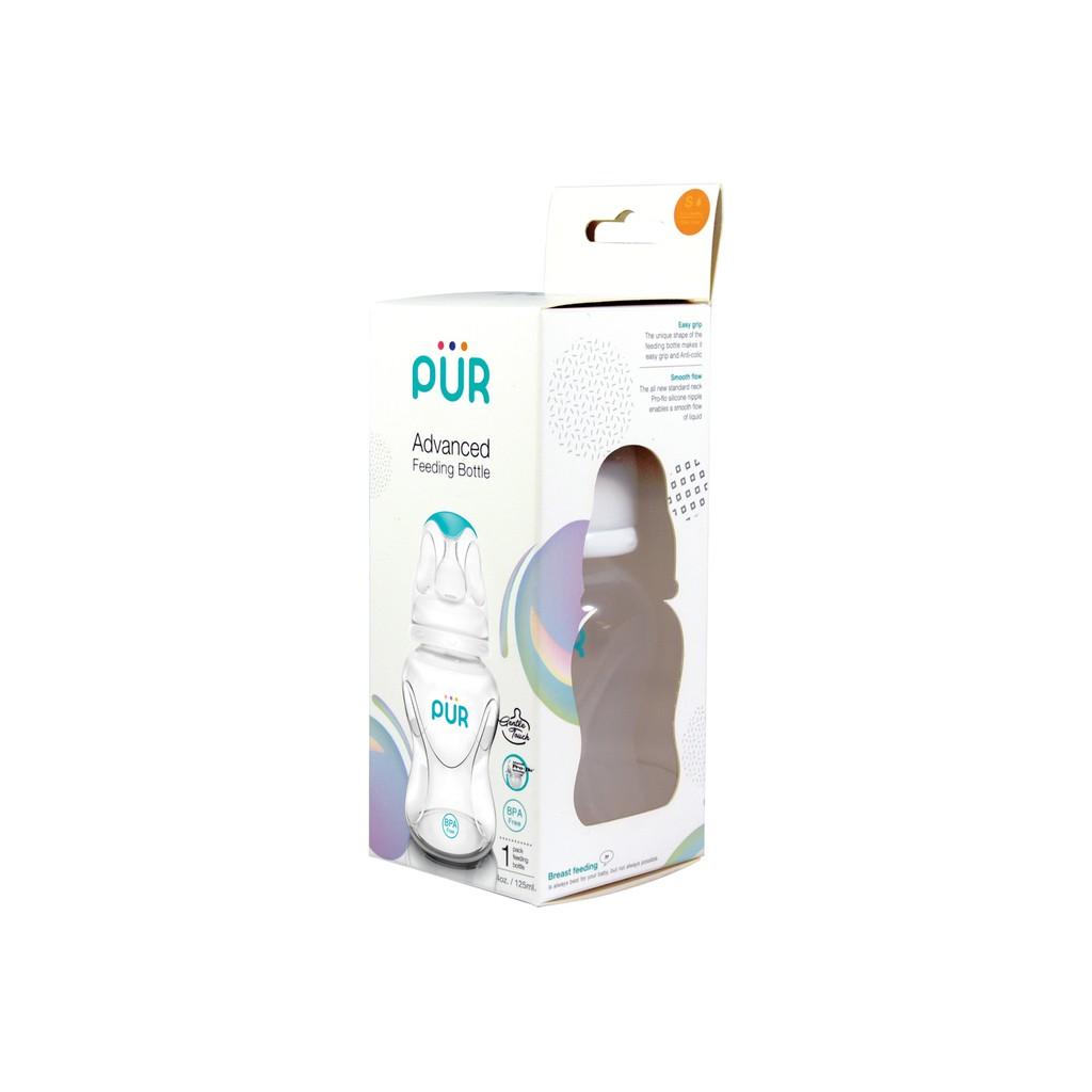 Hình ảnh Combo bình sữa Pur Advanced 125ml, bình sữa Pur Advanced 250ml + Núm ti size L