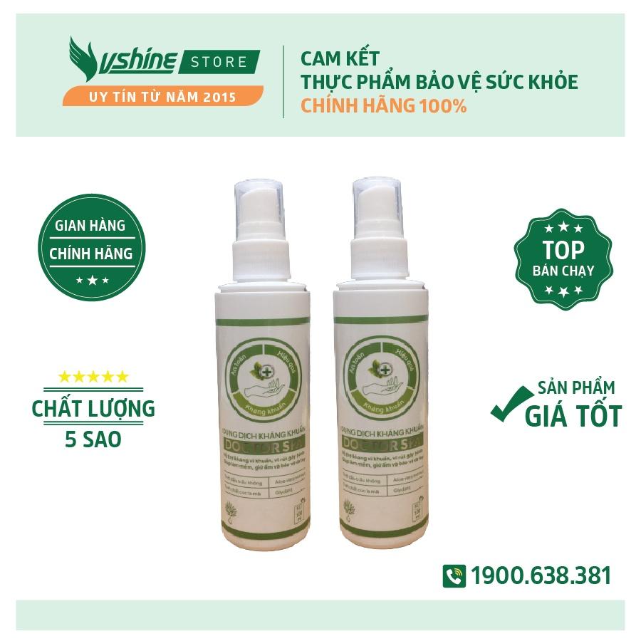 Dung dịch kháng khuẩn Doctor Spa - 100ml - Giúp ngăn ngừa vi khuẩn, virus, bảo vệ và làm mềm da tay