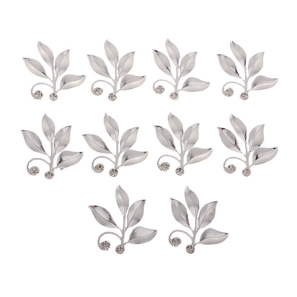 Pack of 10 Rhinestone Crystal Tiara Wedding Bridal Hair Accessories