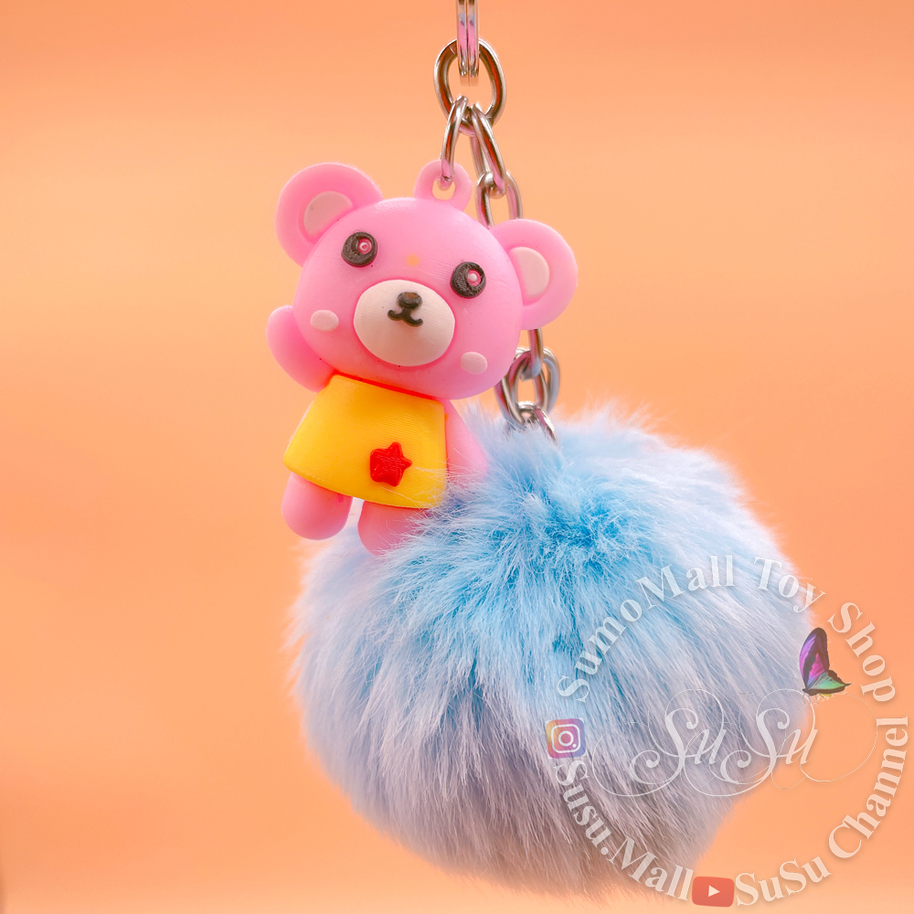 Móc khóa gấu và bông mềm mại, móc chìa khóa đẹp kim loại bền màu tiện dụng , móc khóa cute dễ dàng mang theo bỏ ví túi không gây trầy cho những vật dụng bỏ cùng , giao màu ngẫu nhiên