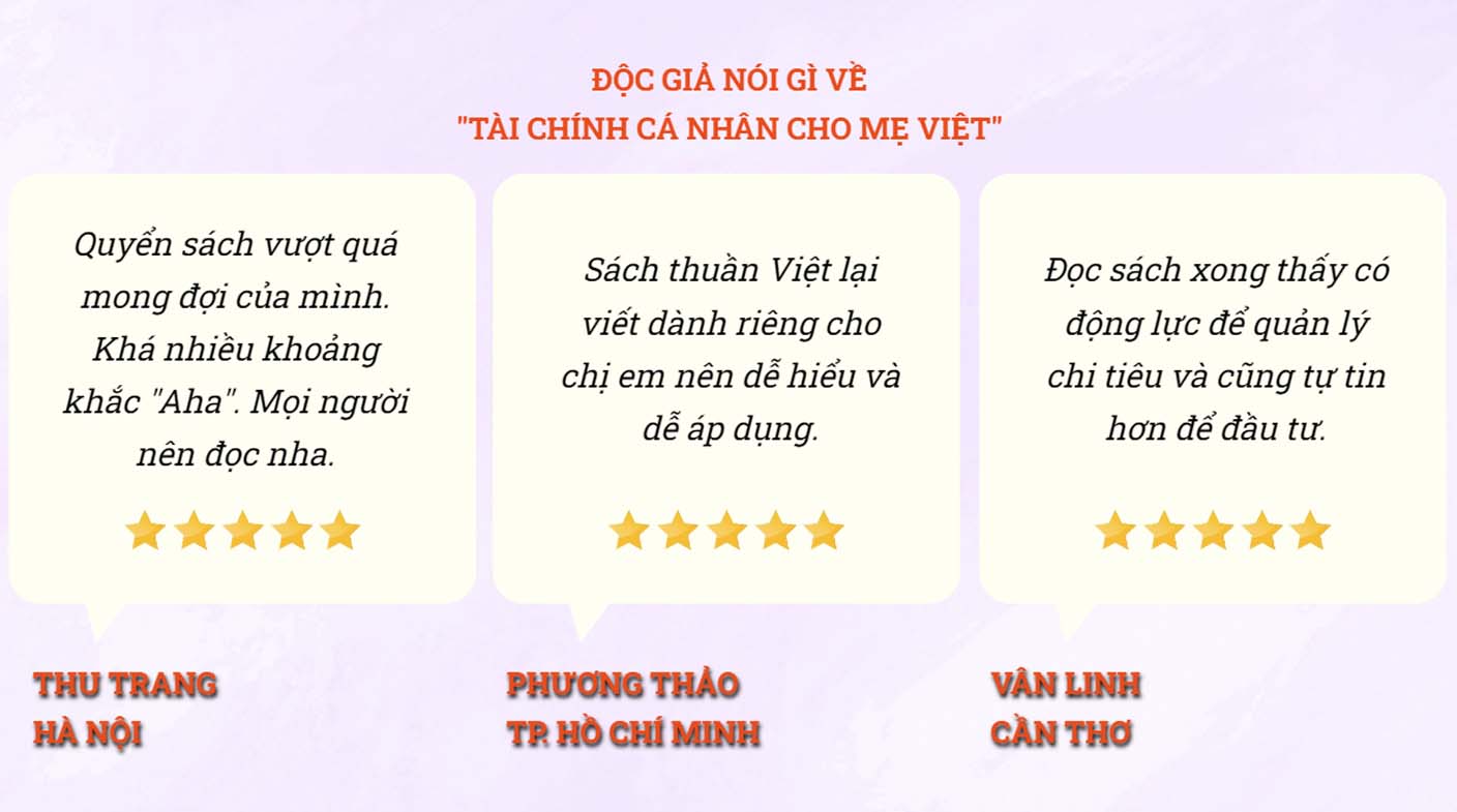 Tài chính cá nhân cho mẹ Việt