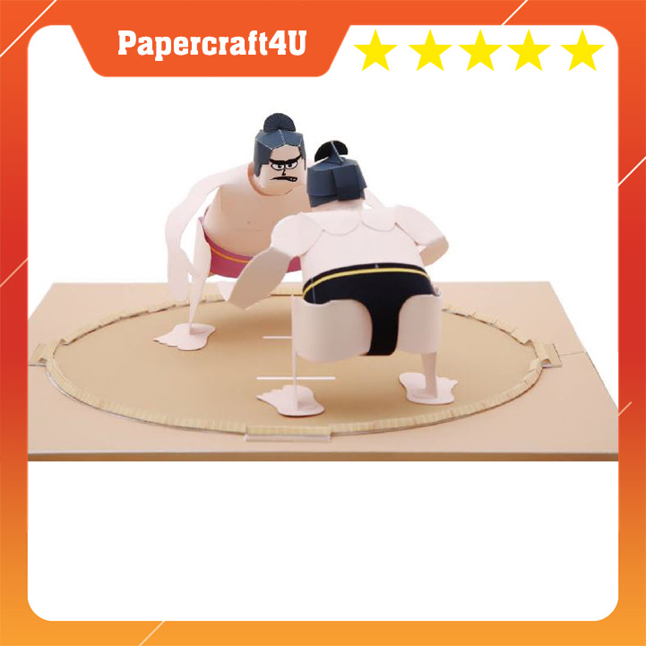 Mô hình giấy Game Sumo Wrestling Game