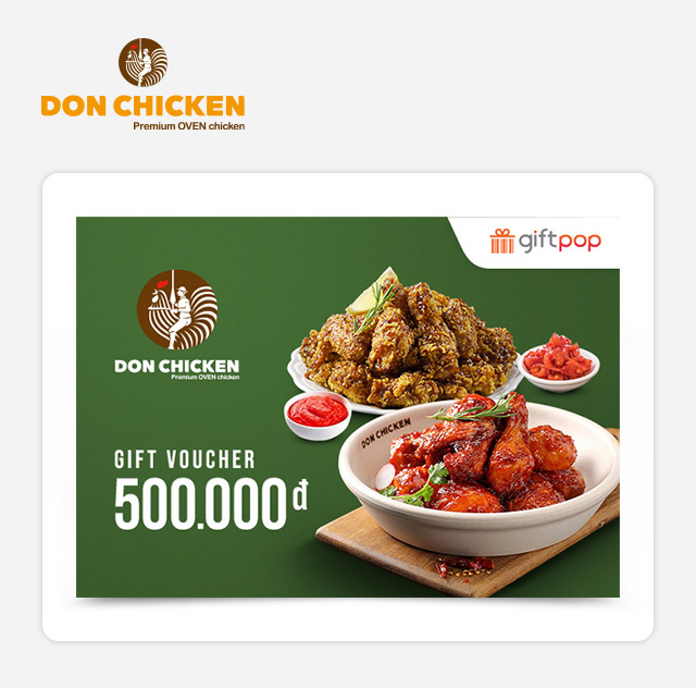 Hình ảnh Phiếu Quà Tặng Don Chicken 500K