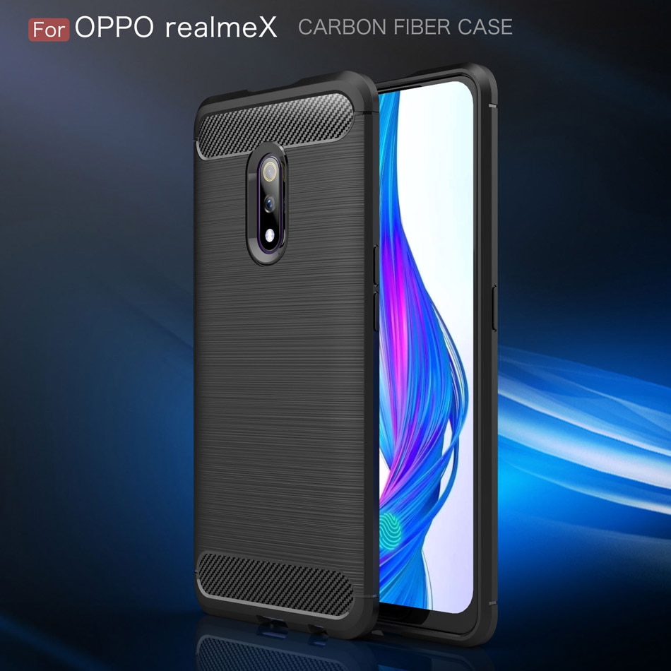 Ốp lưng chống sốc cho Oppo Realme X hiệu Likgus (chuẩn quân đội, chống va đập, chống vân tay) - Hàng nhập khẩu