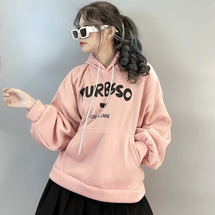 ÁO HOODIE - ÁO KHOÁC NỈ NGOẠI Form Dơi Tay Phồng Purbsso