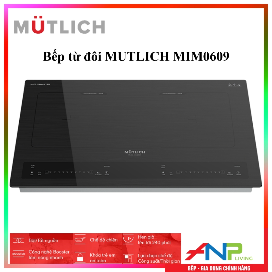 Bếp Từ Đôi MUTLICH MIM0609 - Hàng Chính Hãng