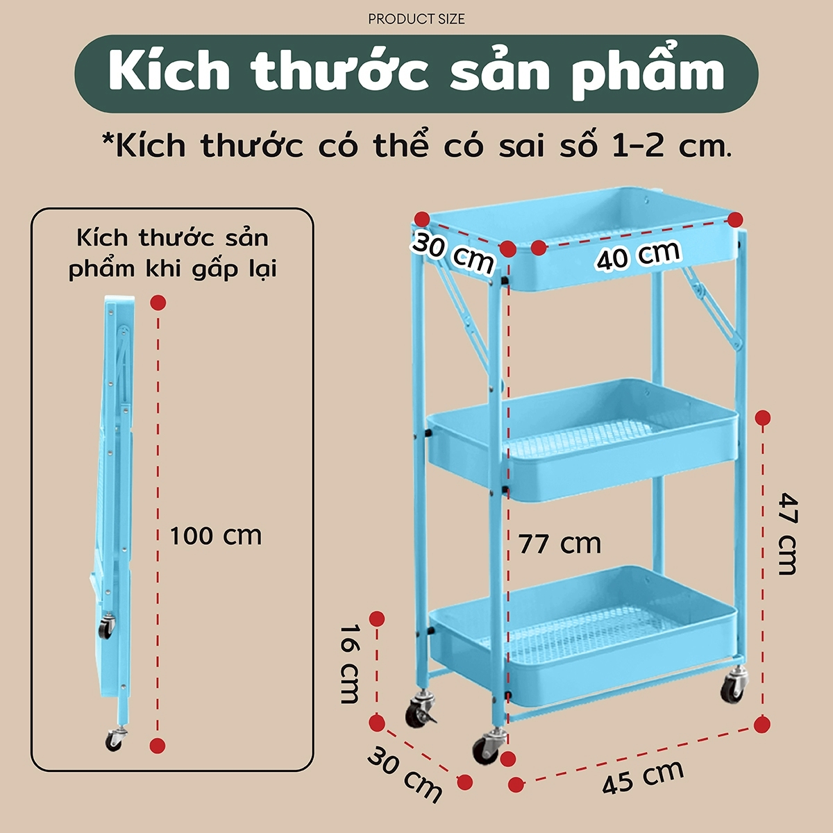 Giá, kệ để đồ đa năng 4177 - 2858 kệ spa, có bánh xe để đồ các phòng đều phù hợp đẹp mắt và tiện dụng