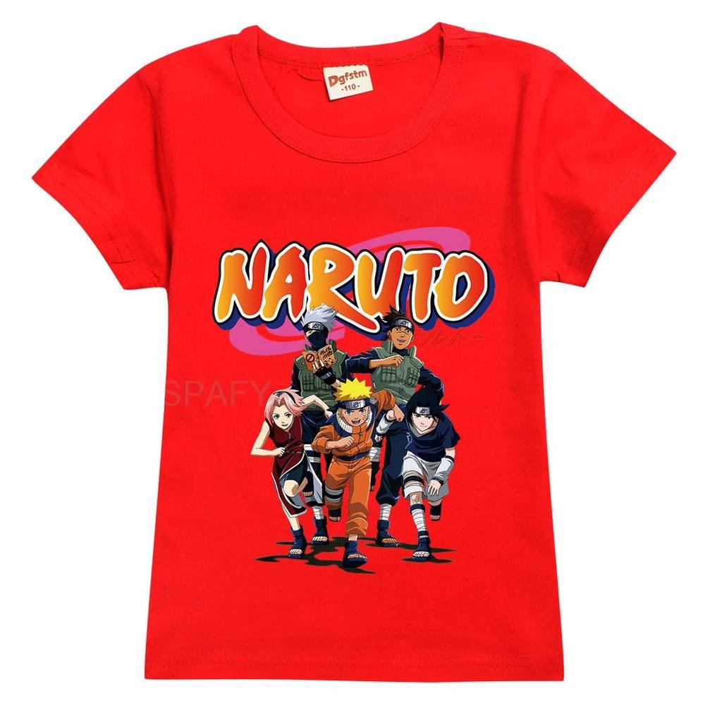 Áo thun trẻ em naruto 5 màu , Có size người lớn, King Cotton