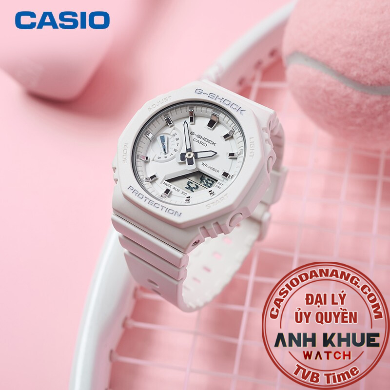 Đồng hồ nữ dây nhựa Casio G-Shock chính hãng Anh Khuê GMA-S2100-7ADR (42mm)