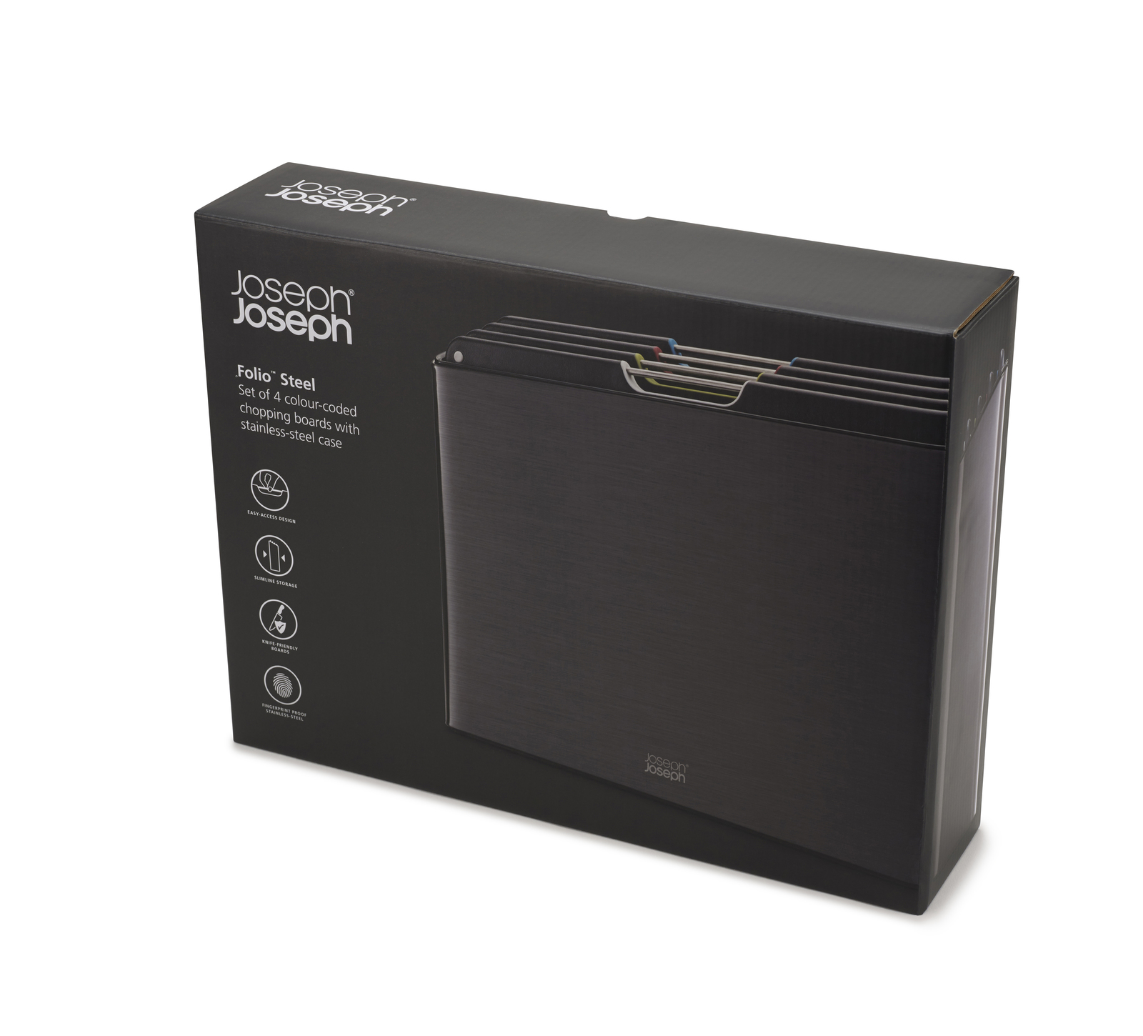 Bộ thớt Joseph Joseph Folio Steel 4 món - 001204