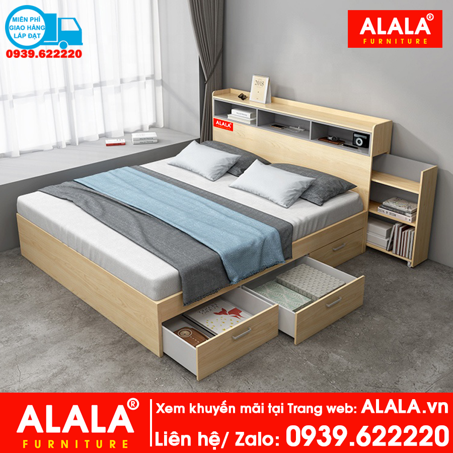 Giường ngủ ALALA811 cao cấp - Thương hiệu ALALA.vn