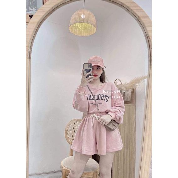 Bộ OTHO áo dài quần đùi HS6