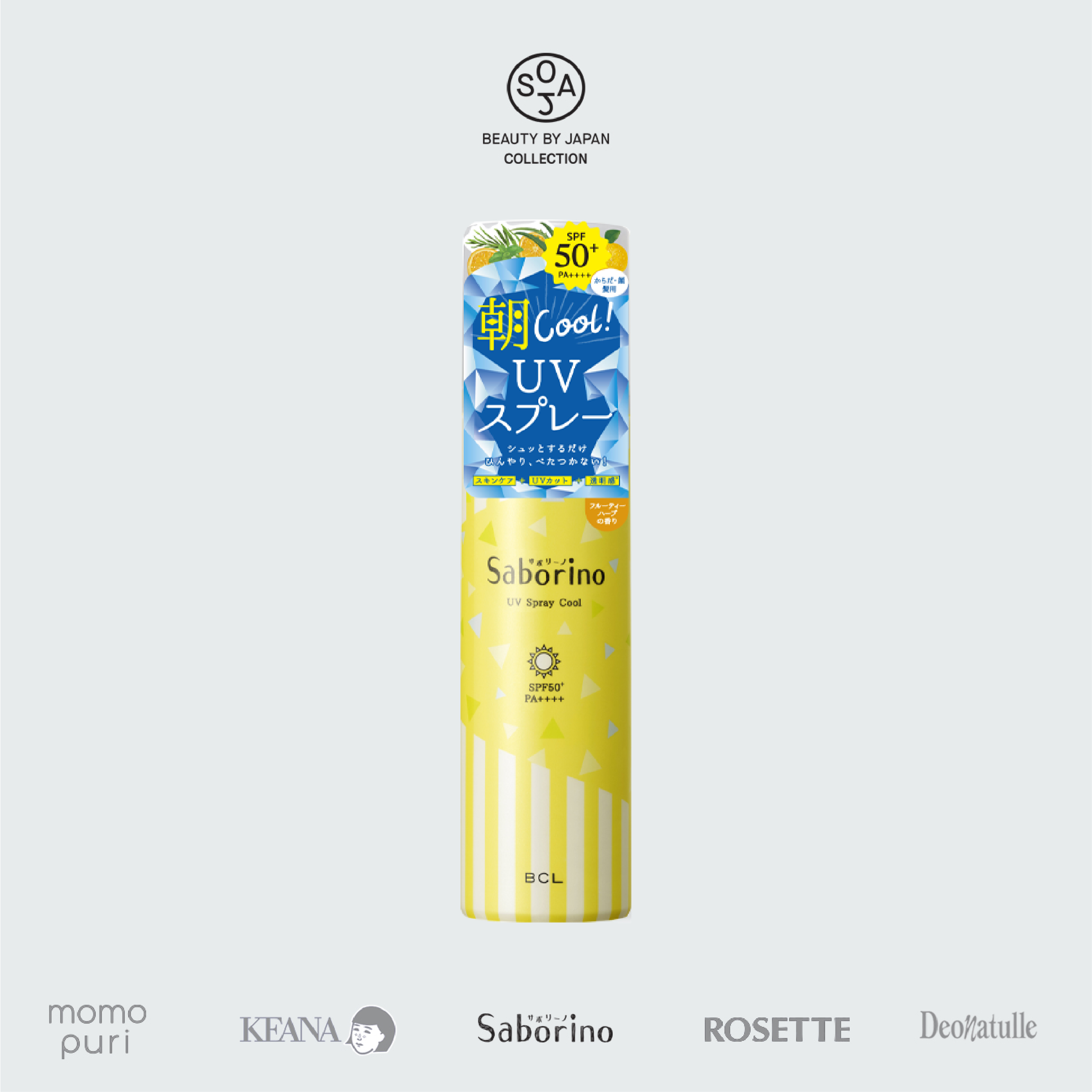 Xịt Chống Nắng Saborino Morning Uv Spray Cool SPF50+ Pa++++