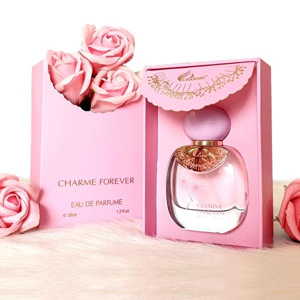 Nước hoa nữ nhẹ nhàng, Charme Forever, mùi hương gợi cảm, tinh tế và thanh khiết, 35ml