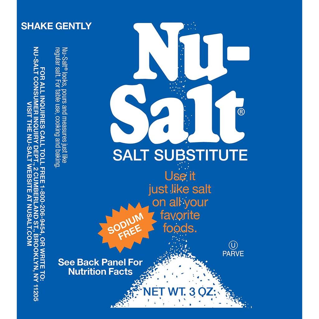 GIA VỊ THAY THẾ MUỐI Nu-Salt SALT SUBSTITUTE Sodium Free 85g (3oz)