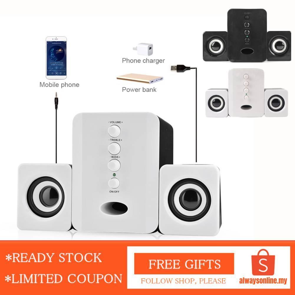 Loa Sada Thiết Kế Nhỏ Gọn Âm Thanh Siêu Trầm Cổng Usb 2.1