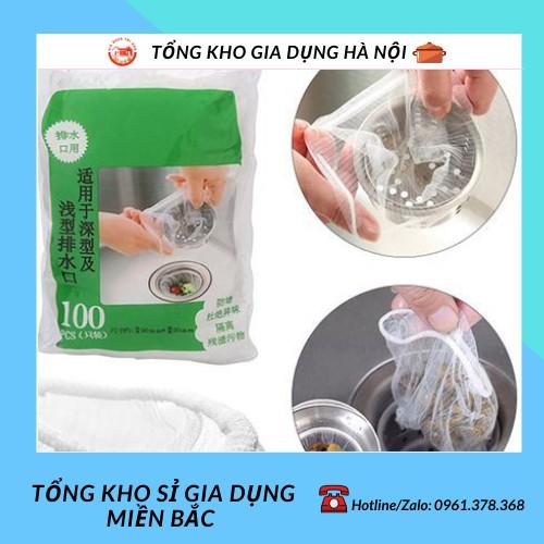 SET 30-100C Túi Lọc Rác, Lọc Rác Thức Ăn Thừa Thông Minh Cho Bồn Rửa Chén Bát 1327 Tổng Kho Sỉ Gia Dụng