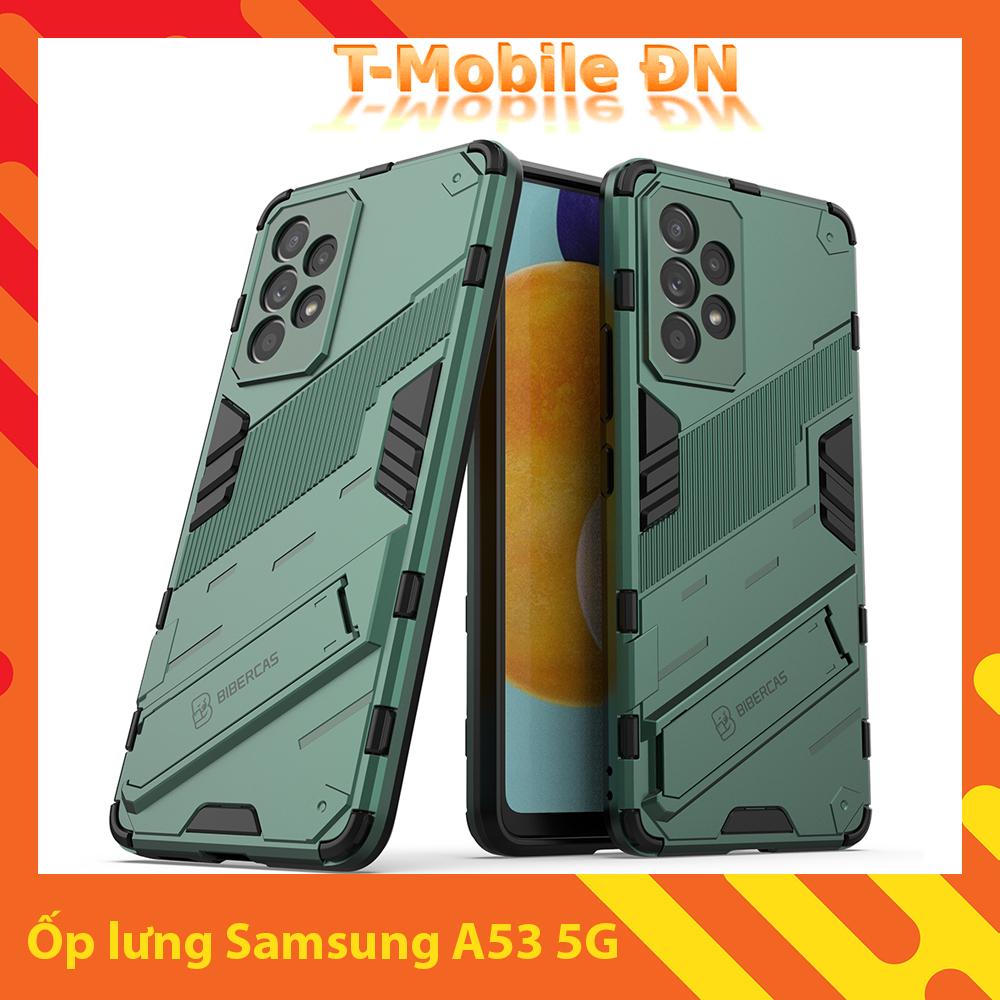 Ốp lưng cho Samsung A53 5G, Ốp chống sốc Iron Man PUNK cao cấp kèm giá đỡ cho Samsung A53 5G