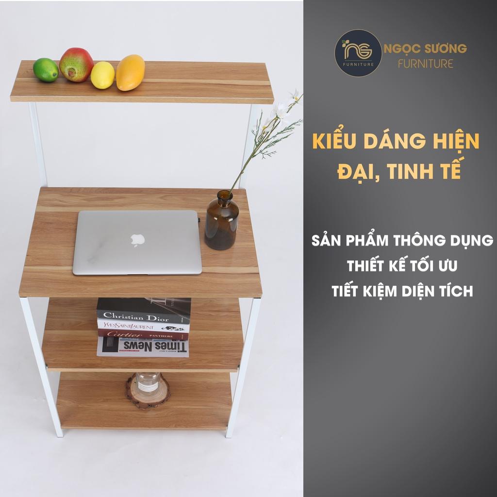 Kệ bếp đa năng 4 tầng ván KE02 Ngọc Sương dài 56cm x rộng 40cm x cao 122cm