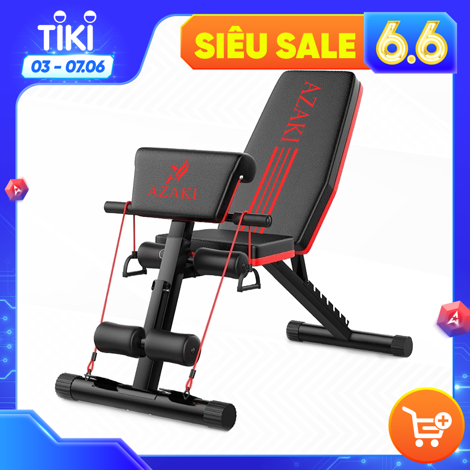 Ghế Tập Tạ Đa Năng Azaki GF100