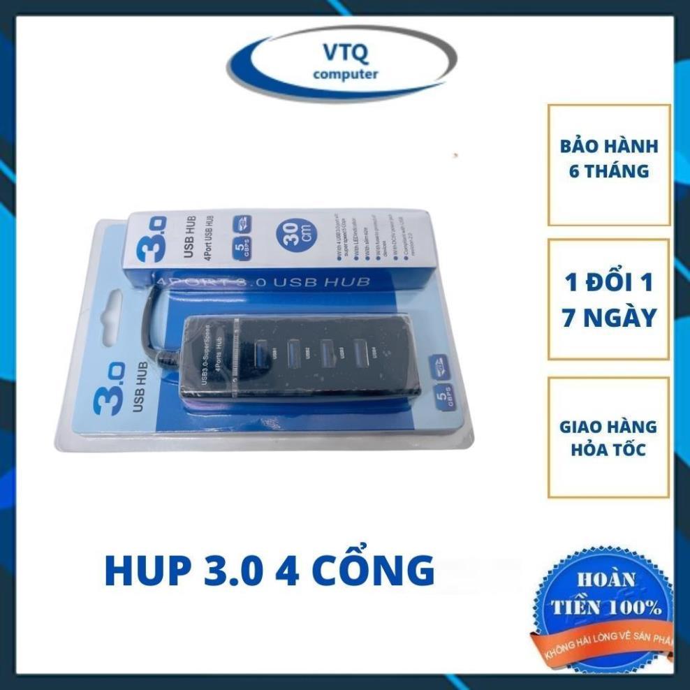 Bộ chia cổng USB 3.0 - Hub chia cổng USB tốc độ cao 4 cổng bảo hành 6 tháng