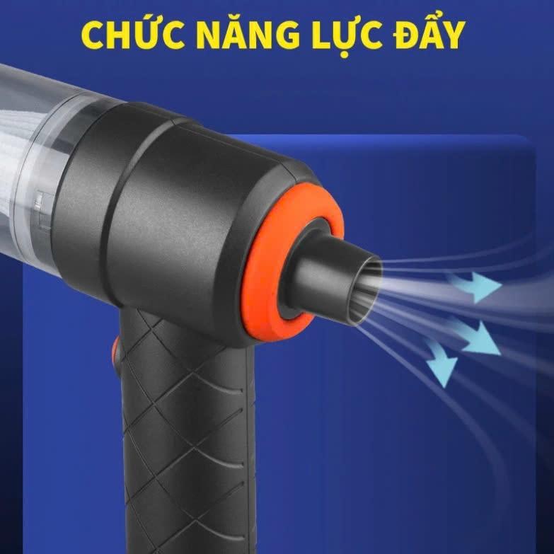 Máy hút bụi cầm tay mầu trắng và đen không dây nhật bản