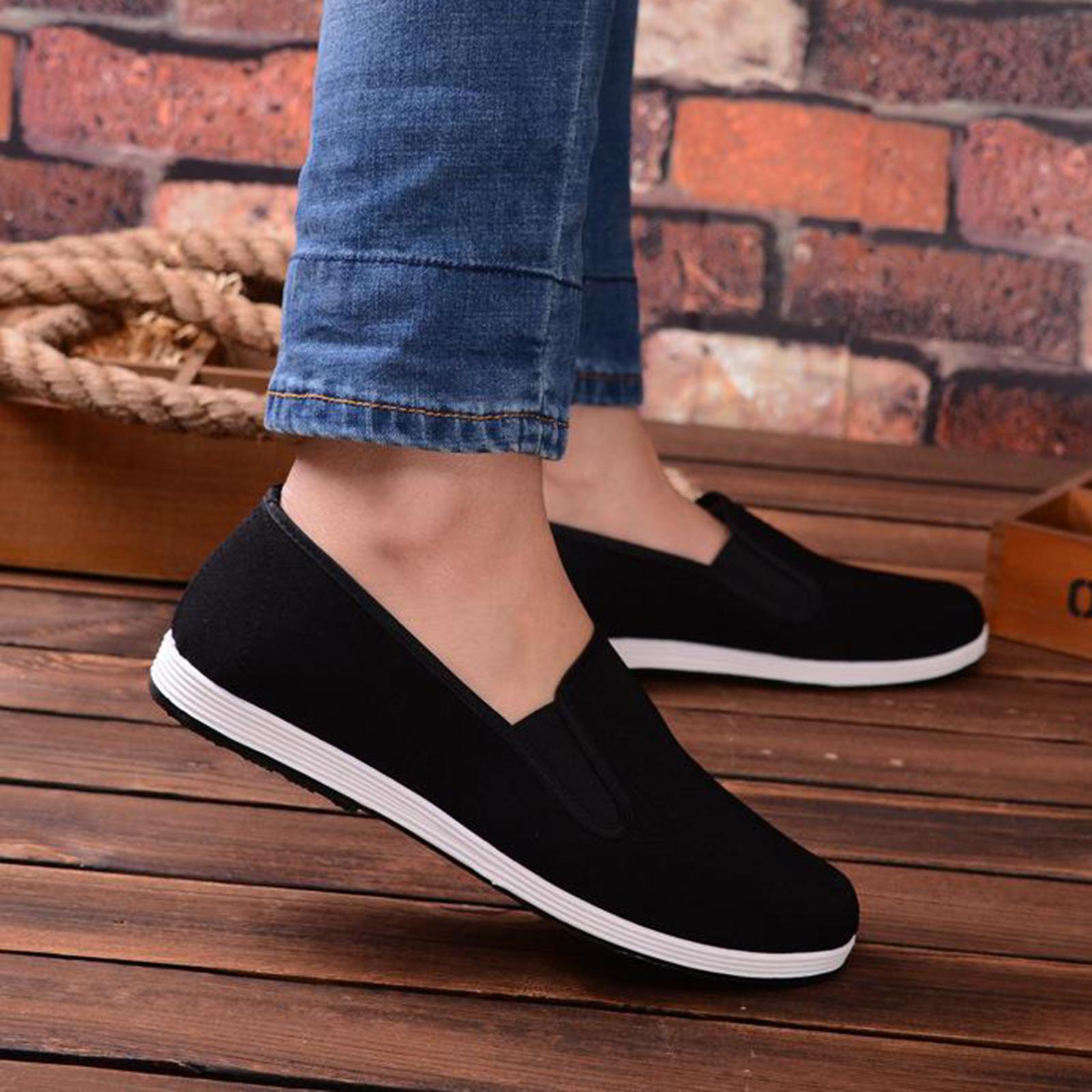 Chinese Traditional Kung Fu Martial Arts Tai chi Slipper Shoes Black 39