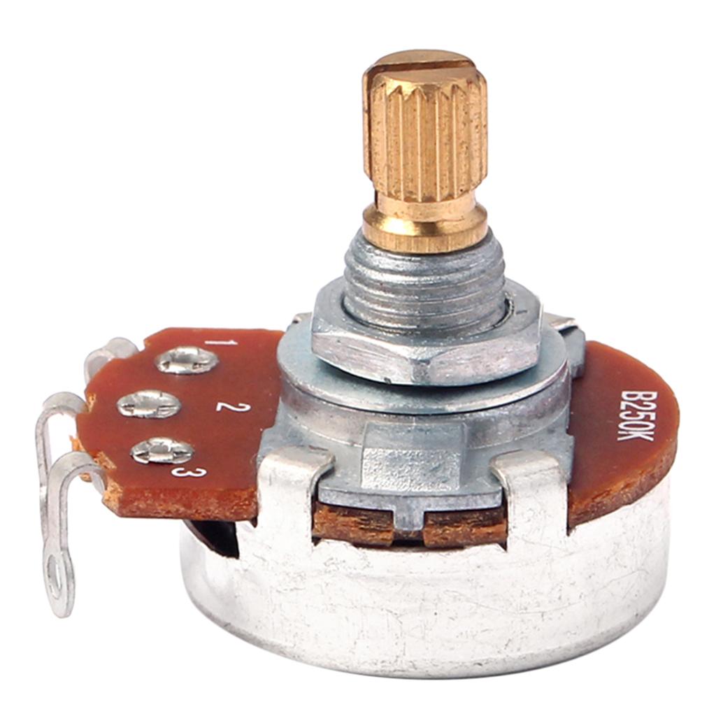 5 Pack B250K Push Pull Switch Guitar Pot B250K Potentiometers for Audio Tone