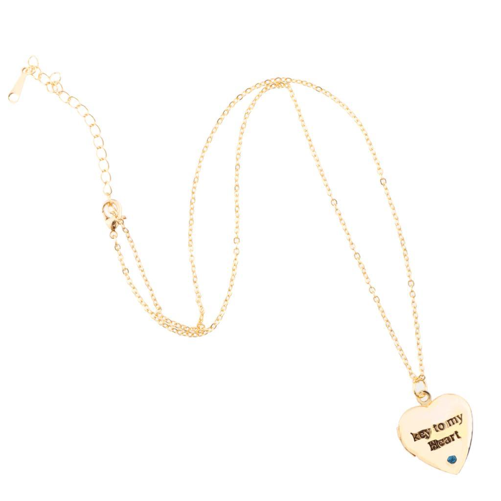 Love Heart Shape Crystal Necklace Necklace Jewelry