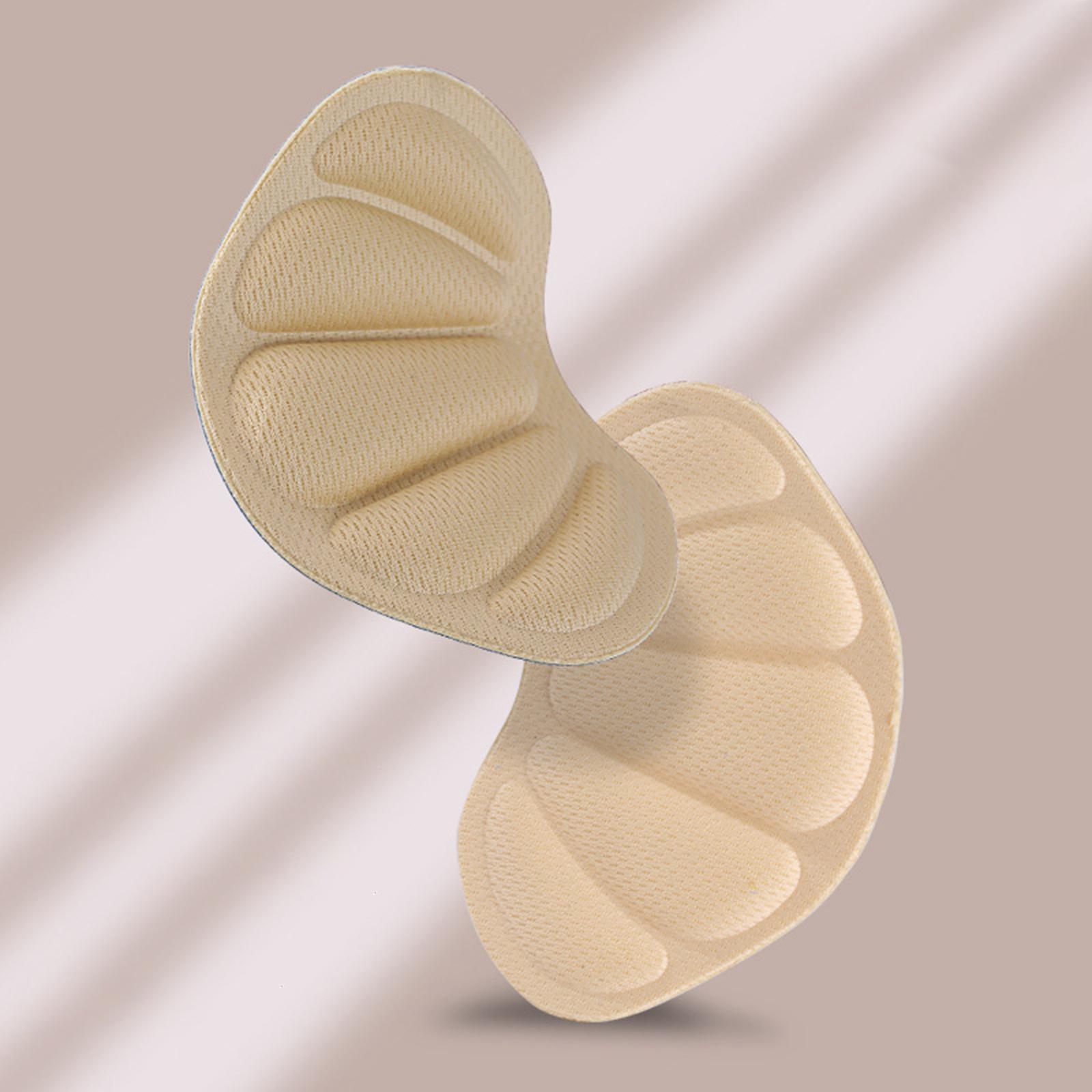 2 Pieces   Inserts, Insoles Soft Thicken Breathable Grips for Flats , Beige