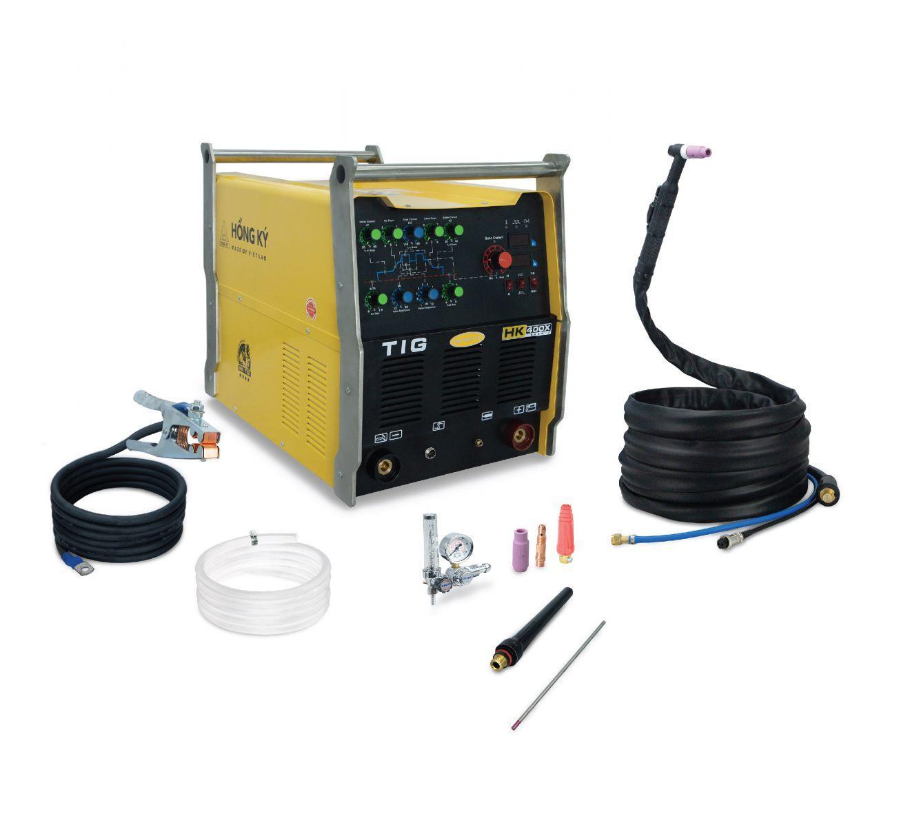 MÁY HÀN TIG (DC) XUNG MMA INVERTER 400 AMPE 380V HỒNG KÝ HKTIG400X - HÀNG CHÍNH HÃNG