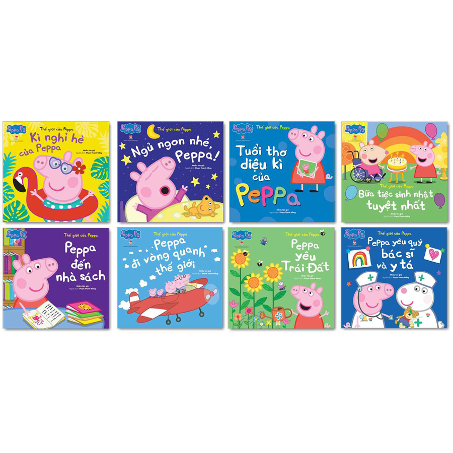 Combo Thế Giới Của Peppa (Khổ 24 x 23 cm) (8 Cuốn)