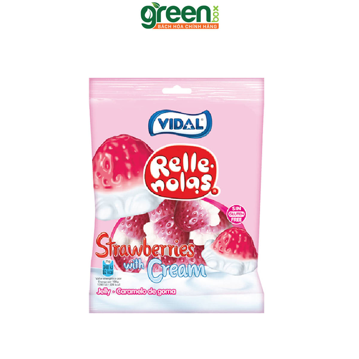 Combo siêu tiết kiệm 5 loại kẹo dẻo Vidal 100g