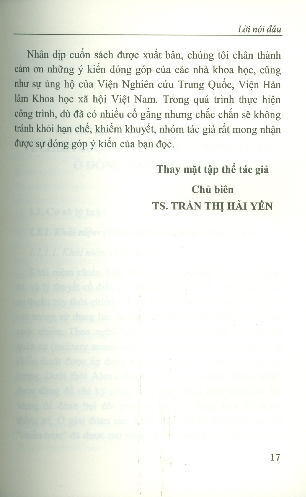 Chiến Lược Kết Nối Của Trung Quốc Với Các Nước Đông Nam Á Lục Địa Giai Đoạn Hiện Nay (Sách chuyên khảo) - Viện Hàn lâm Khoa học Xã hội Việt Nam - Viện Nghiên cứu Trung Quốc - TS. Trần Thị Hải Yến chủ biên