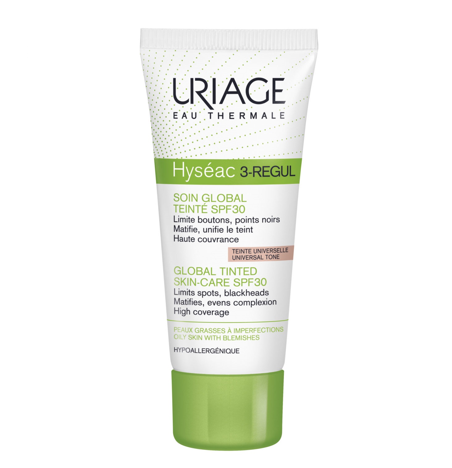 Combo Kem Dưỡng Giảm Mụn Uriage Hyseac 3-Regul Soin Global 40ml Và Kem Chống Nắng Uriage Bảo Vệ Tối Đa SPF50+ Creme 50ml