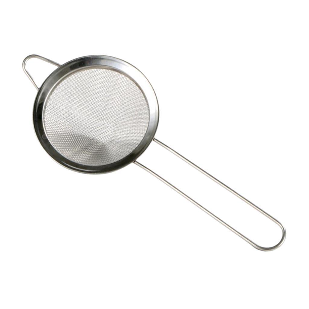 3x Fine Mesh Wine Cocktail Strainers with Long Handle Bar Bartender Tool