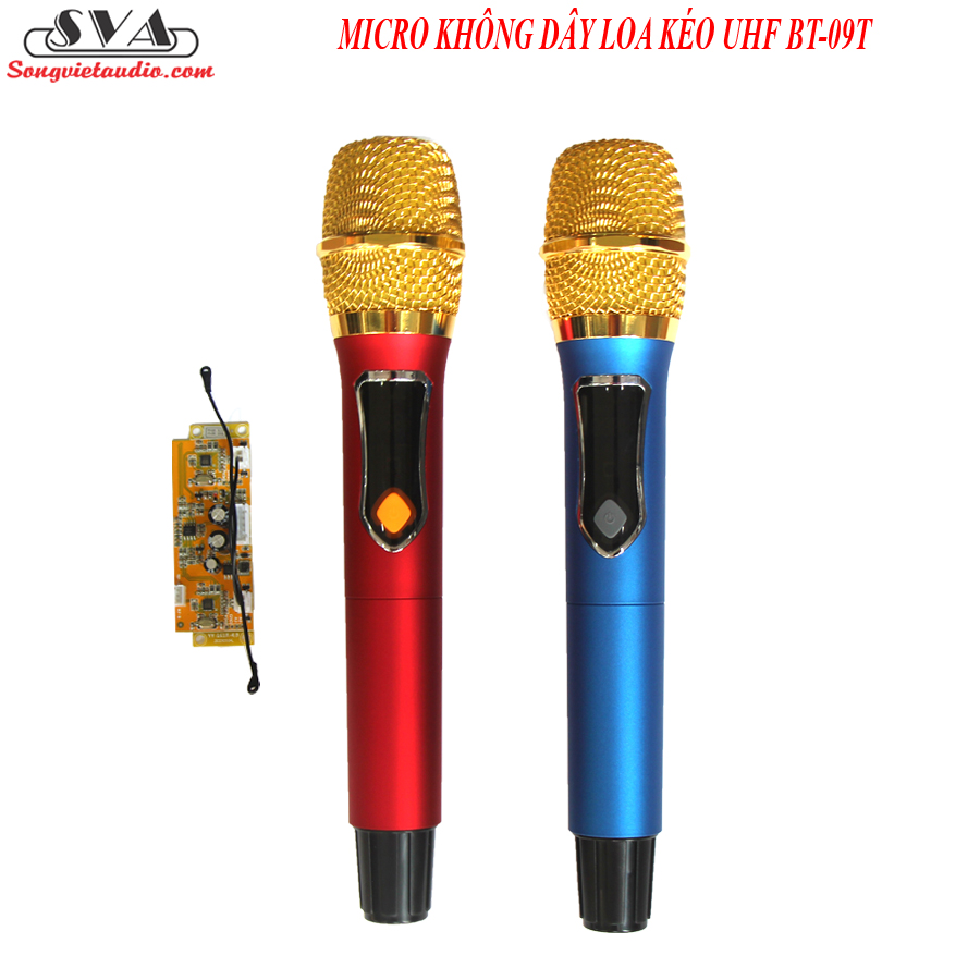 MICRO KHÔNG DÂY LOA KÉO UHF BT-09T - NEW 2021