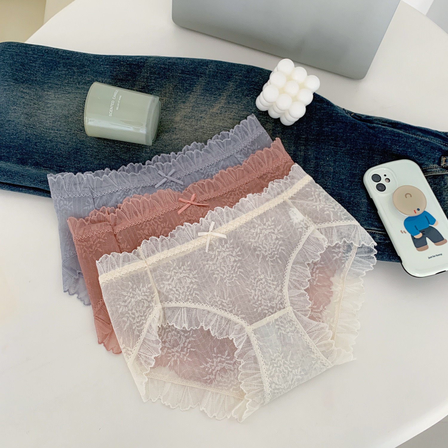 Quần Lót Ren Hoa Thanh Lịch - B.Lingerie