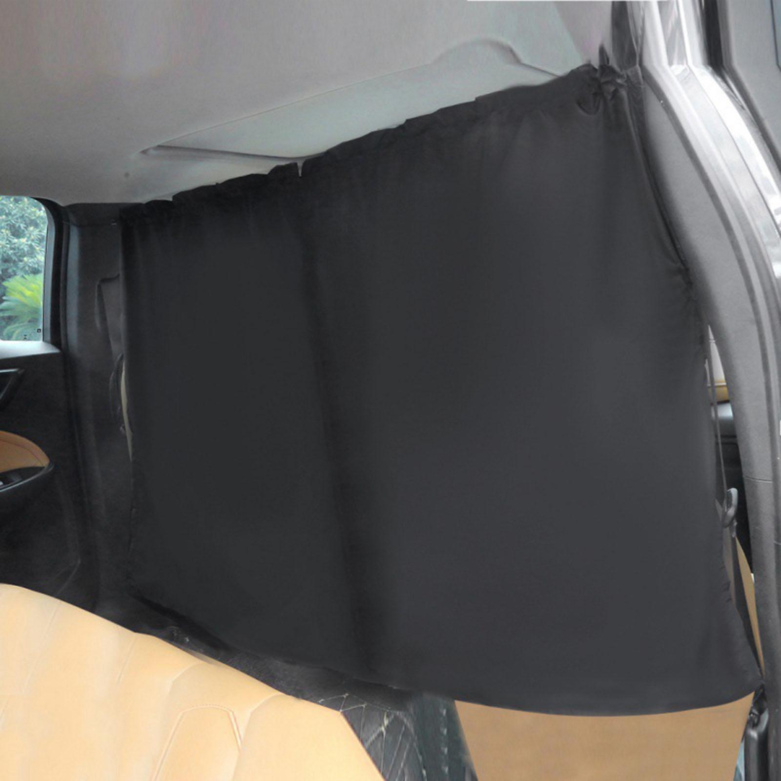 Car Divider Curtain Portable Polyester Lightweight Cover Passenger Protection Shade Sleeping Curtain for Camping SUV Trucks