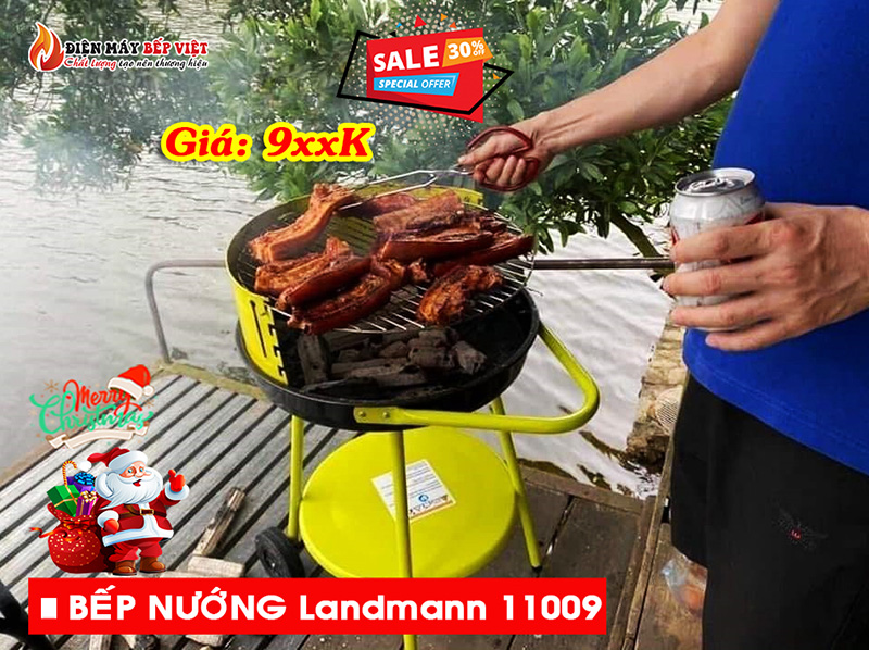 Bếp Nướng Than Hoa Landmann 11009 , Bếp Nướng Không Khói, Bếp Nướng Gia Đình